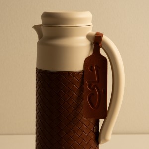Leather Tea Tag Brown 3.5X0.1X10 cm