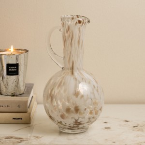 Damen Glass Vase Clear 12.5X12.5X30 cm