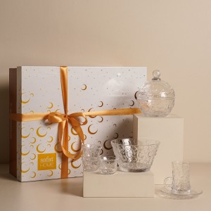Gamrah Glass Gift Set 20Pcs Clear