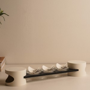 Al Liwan Sectional Platter Cream