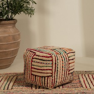 Allilo Pouf Multicolor 40 X 40 cm  