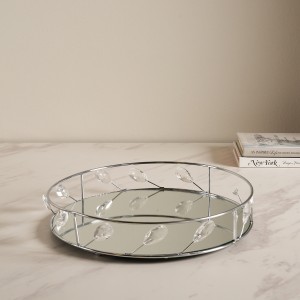Kamaji Metal Tray Silver 30.7X6 cm