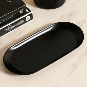 Lafuma Metal Tray Black 18 cm