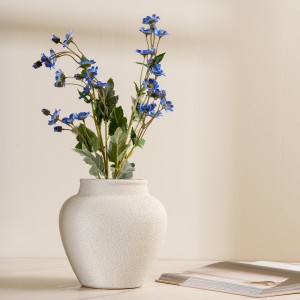 Blue Anemone Single Stem Flower 78 cm