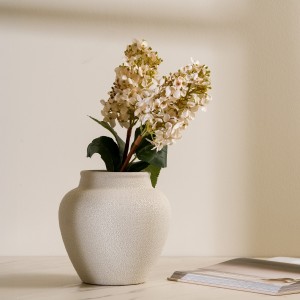 Cream Hydrangea Single Stem Flower 50 cm