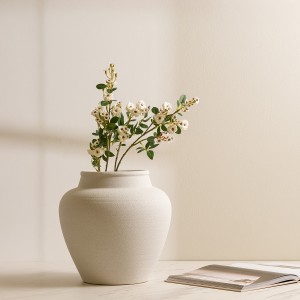White Flower Spray Single Stem Flower 77 cm