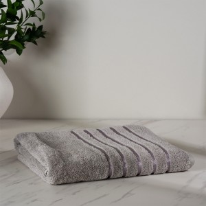 Lifestyle Plain Bath Sheet Grey 90X150 cm