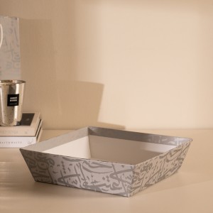 Durr Tray Box Grey/Silver 45X30 cm