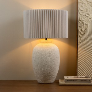 Aila Cement Table Lamp White 75 cm