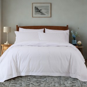Annie Embroidered Duvet Cover Set 5Pcs White 240X260 cm
