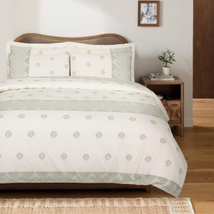Prentis Jacquard Comforter Set 5Pcs Sage 260X270 cm
