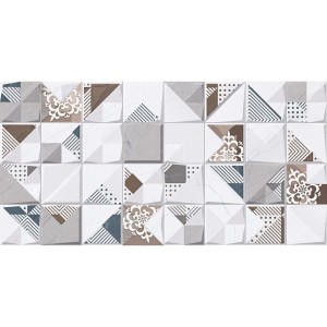 Alicia Decor Glossy Ceramics Wall Tiles Grey 30X60 cm