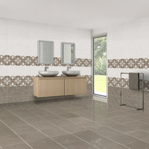 Clover Decor Glossy Ceramics Wall Tiles Grey 30X60 cm