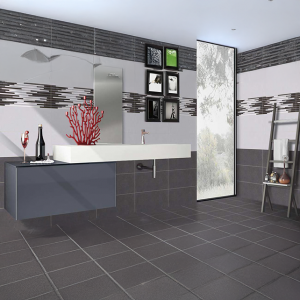 Renzo Matt Ceramics Wall Tiles Grey 30X60 cm