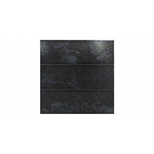 Ilion Cross Matt Porcelain Wall Tiles Black 25X25 cm