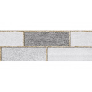 Factory Glossy Ceramic Wall Tiles Grey 20X60 cm