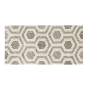 Imperial Decor Glossy Ceramic Wall Tiles Grey 30X60 cm
