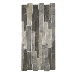 Dorne Glossy Ceramic Wall Tiles Brown 25X50 cm
