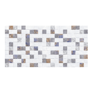 Mosaic Glossy Decor Wall Tiles Grey 30X60 cm