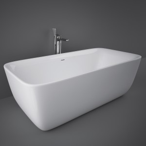 Contour Freestanding Round Rectangular Bathtub