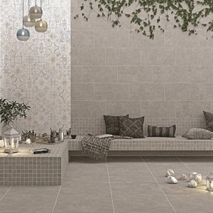 Newcon Porcelain Floor Tiles Grey 60X120 cm