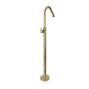 Brushed Gold Base-Col Basin Mixer