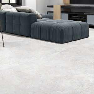 Travertine Ev Floor Tile Matt Light Grey 60X120 cm