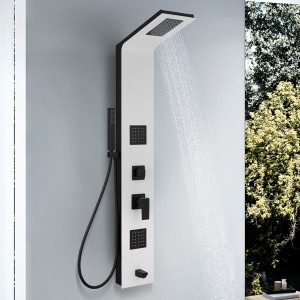 Wiz Aluminum Shower Panel 2 Jets 140X20 cm 