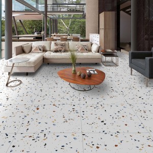 Terrazzoo Porcelain Floor Tiles Matt Beige 60X60 cm
