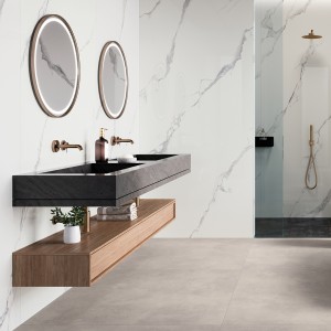 Pune Porcelain Slab Glossy White 120X280 cm
