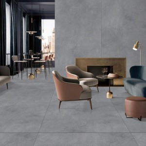 Cementine Porcelain Slabs Matt Grey 120X280 cm
