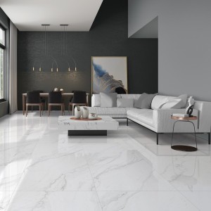 Creack Porcelain Slab Polish White 80X160 cm