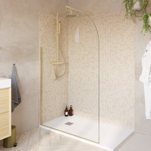 Ledava Shower Screen 120 cm Br Brs Curved
