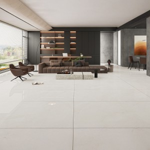 Marrakech Porcelain Polished Slabs Light Beige 80X160 cm