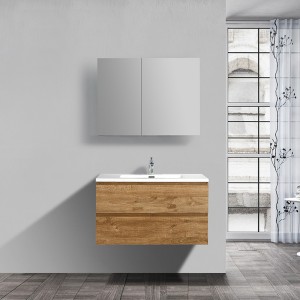 Peace Bathroom Cabinet Oak 80X45X50 Cm