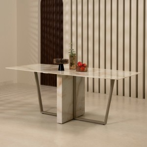 Julia 8 Seater Dining Table White