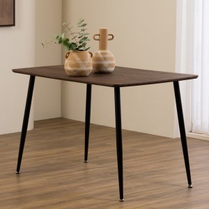 Bari 4 Seater Dining Table Brown