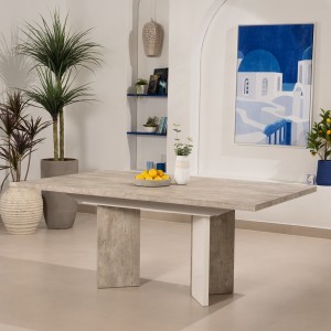Treviso 8 Seater Dining Table Concrete