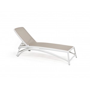 Atlantico Chaise Lounge Tortora/White