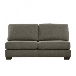 New Miami Modular Sofa 2-Seater Armless - Light Brown