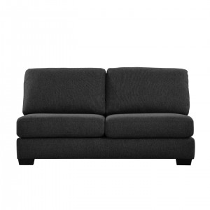 New Miami Modular Sofa 2-Seater Armless Dark Grey