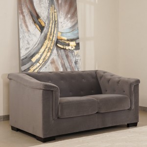 New Haven 2 Seaters Sofa Grey