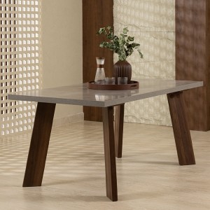 New Caron 6 Seater Dining Table Concrete