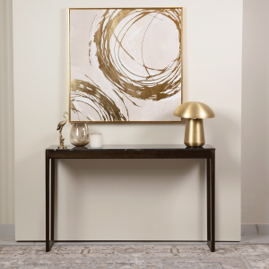 Carmel Marble Console Brown