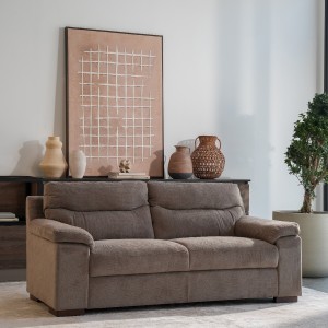 Preston 3 Seater Sofa Brown