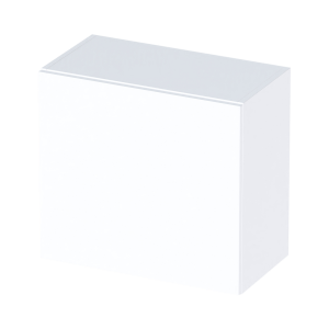 Infinity Cube 1 Door Cabinet White