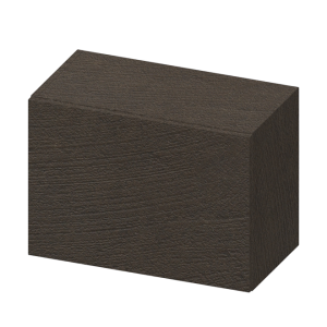 Infinity Floor Cube 1 Door Cabinet Black