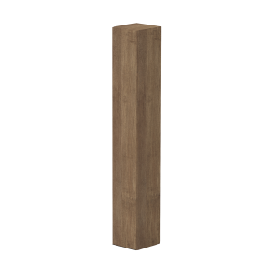 Infinity Floor Small Column Cabinet Walnut