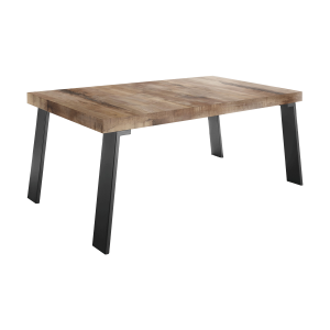 New Paloma 8 Seater Dining Table Brown/Black