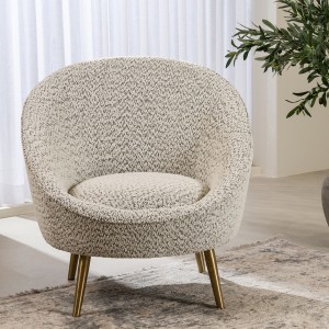 Ramsey Armchair White/Black
